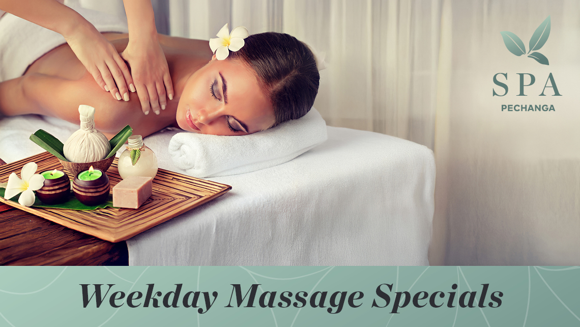 WEEKDAY MASSAGE SPECIALS